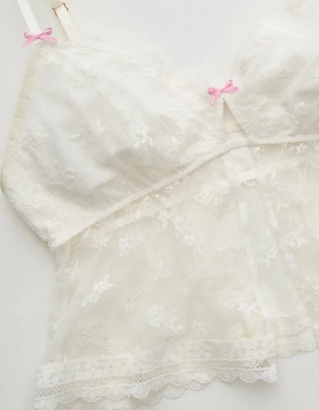 Show Off Midnight Romance Lace Bra Top