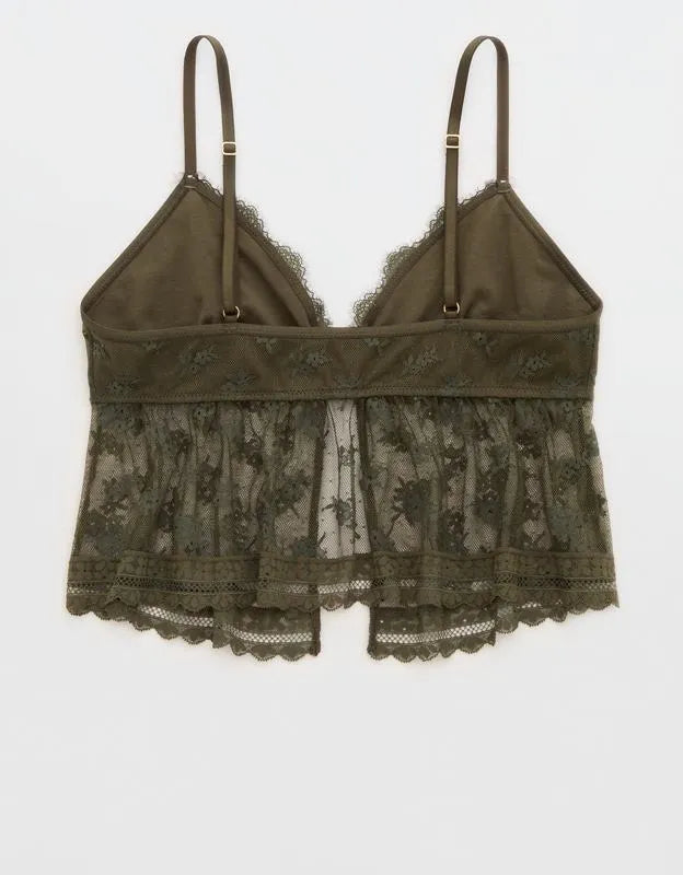Show Off Midnight Romance Lace Bra Top