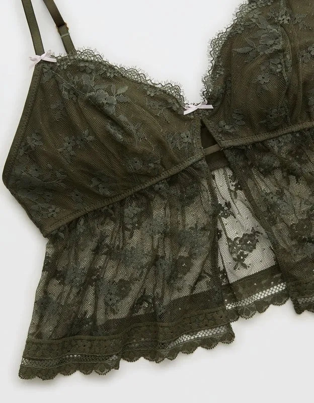 Show Off Midnight Romance Lace Bra Top