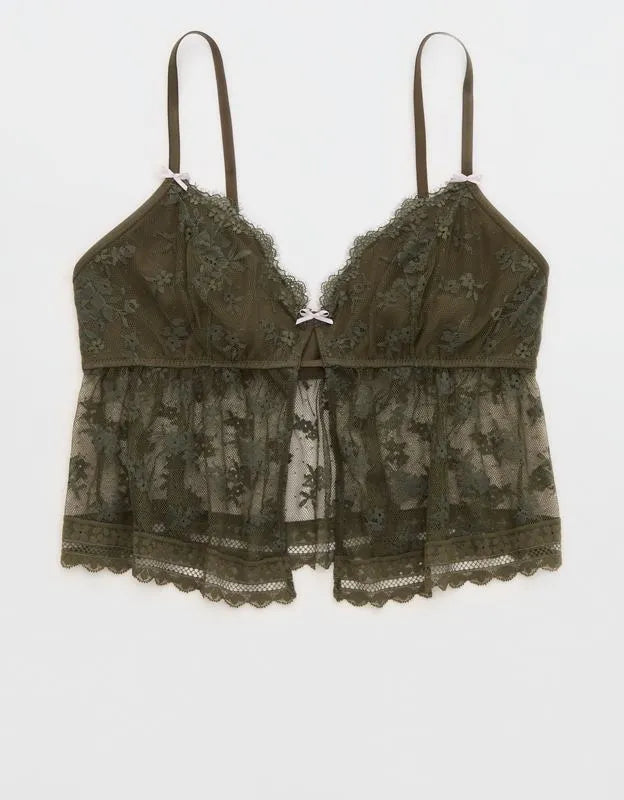 Show Off Midnight Romance Lace Bra Top