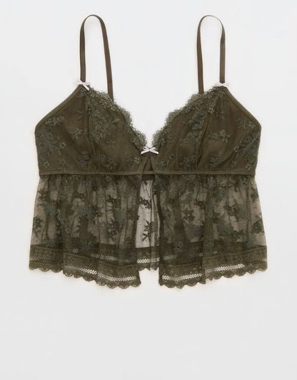 Show Off Midnight Romance Lace Bra Top