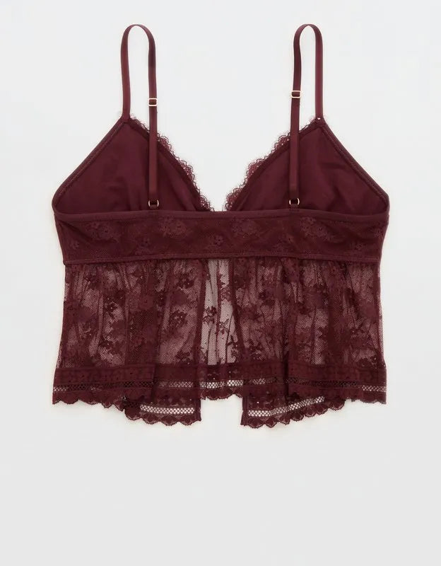 Show Off Midnight Romance Lace Bra Top