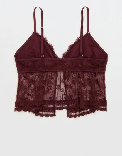 Show Off Midnight Romance Lace Bra Top