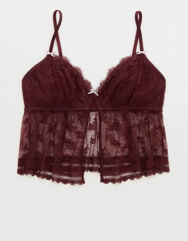 Show Off Midnight Romance Lace Bra Top