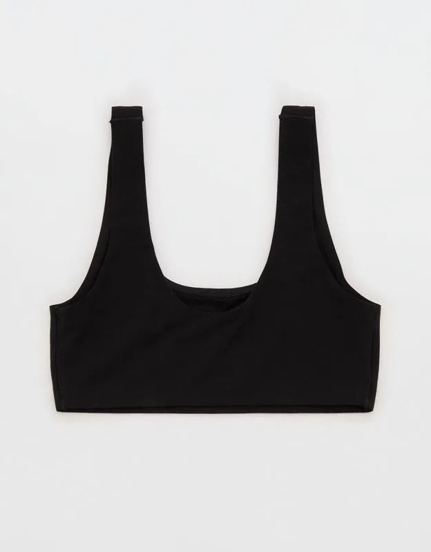 SMOOTHEZ Cotton Blend Scoop Bralette