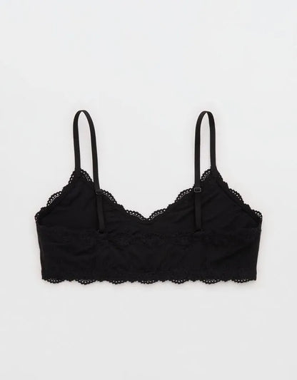 OVERSLEPT By Aerie Modal Lace Trim Bralette