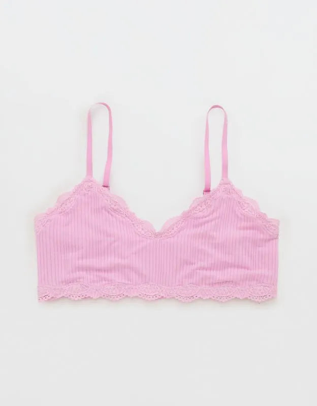 OVERSLEPT By Aerie Modal Lace Trim Bralette