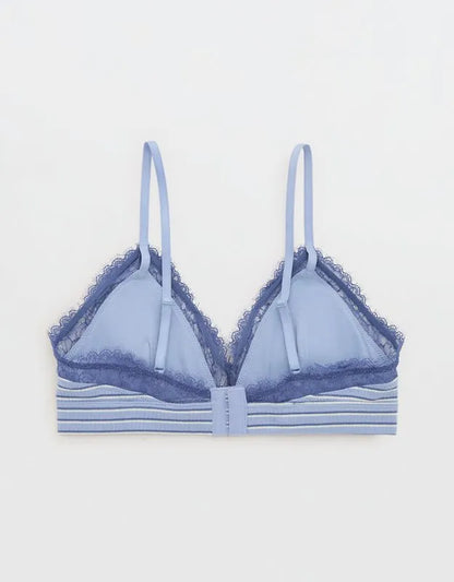 Superchill Cotton Rib Padded Triangle Bralette