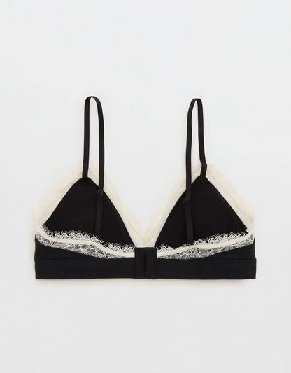 Superchill Cotton Rib Padded Triangle Bralette