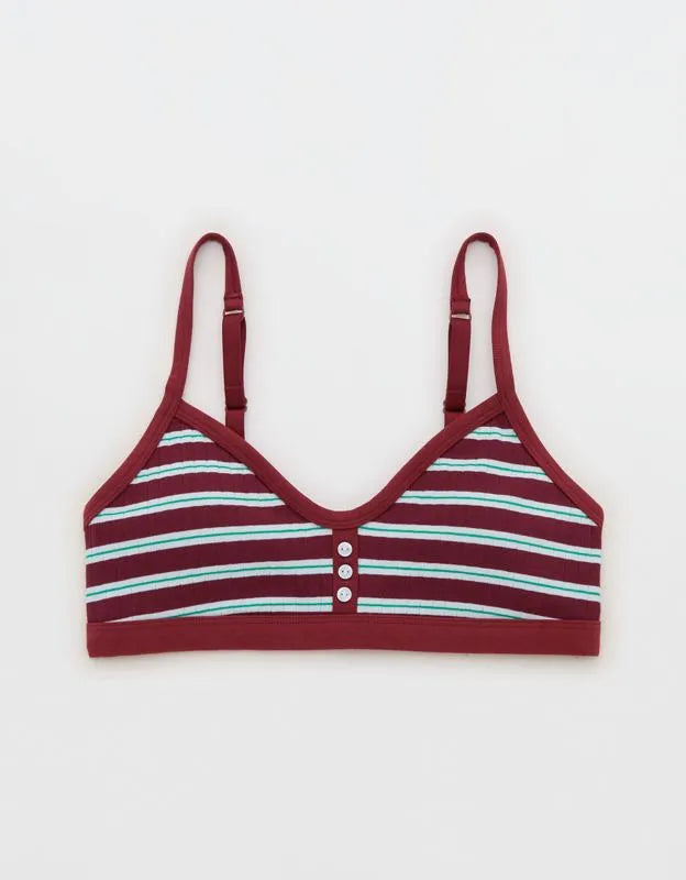 Superchill Cotton Rib Padded Bralette