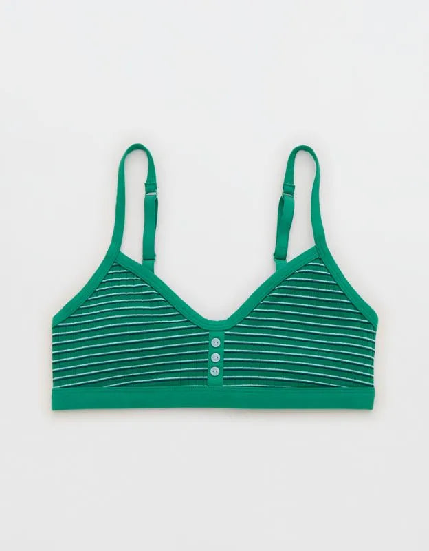 Superchill Cotton Rib Padded Bralette