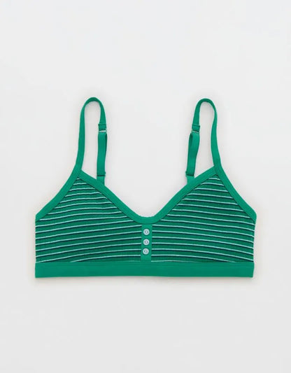 Superchill Cotton Rib Padded Bralette