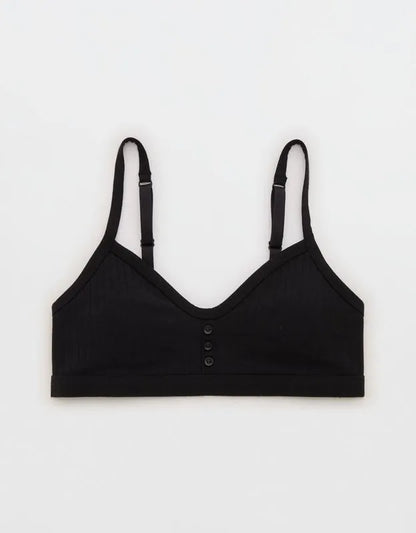 Superchill Cotton Rib Padded Bralette