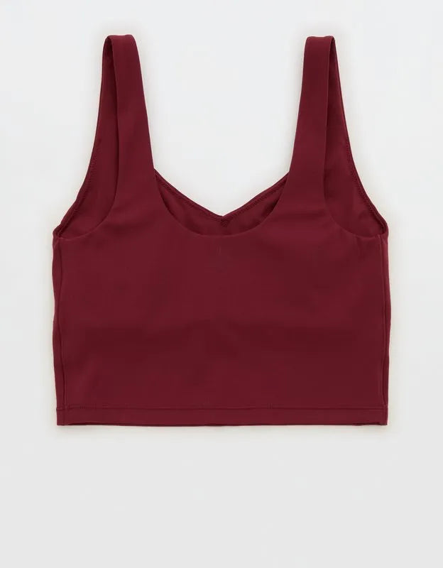OFFLINE By Aerie Real Me Low Key Longline Sports Bra