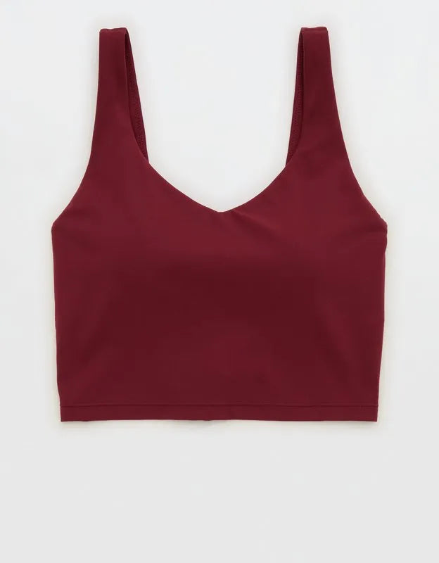 OFFLINE By Aerie Real Me Low Key Longline Sports Bra