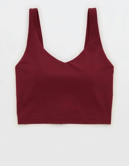 OFFLINE By Aerie Real Me Low Key Longline Sports Bra