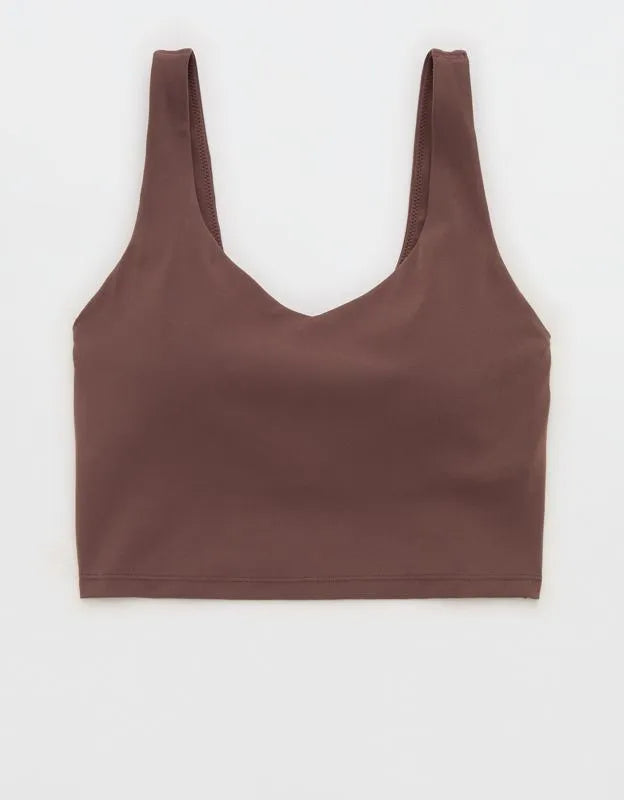 OFFLINE By Aerie Real Me Low Key Longline Sports Bra