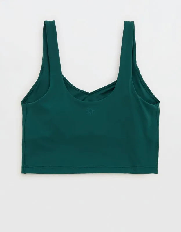 OFFLINE By Aerie Real Me Low Key Longline Sports Bra