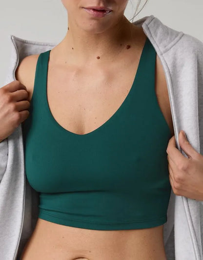 OFFLINE By Aerie Real Me Low Key Longline Sports Bra