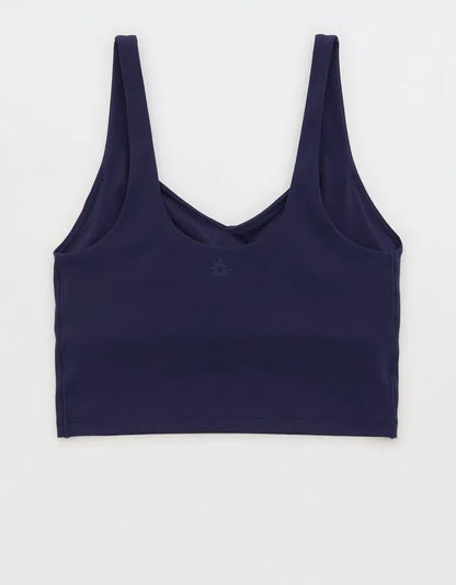 OFFLINE By Aerie Real Me Low Key Longline Sports Bra