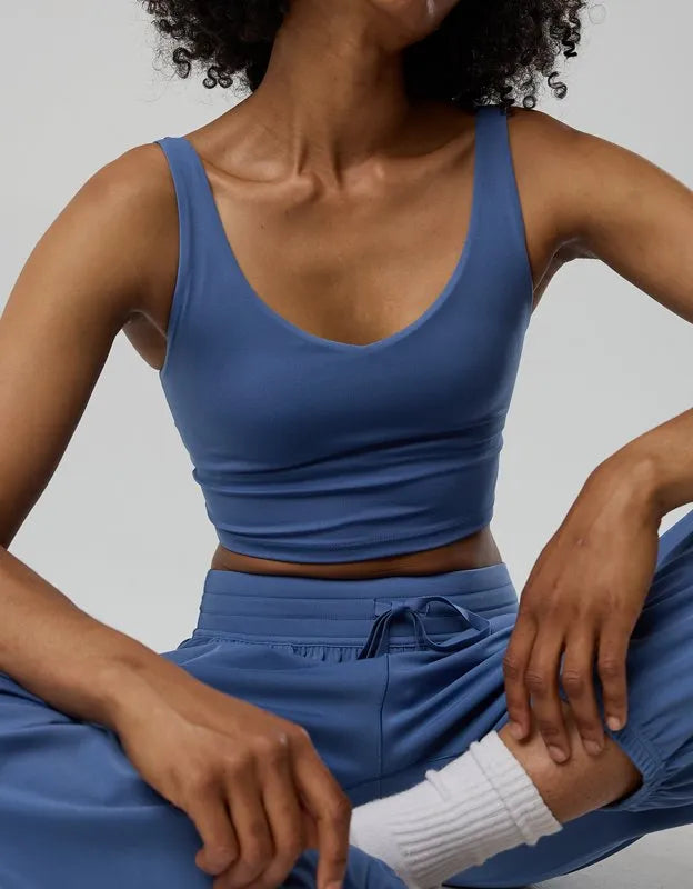 OFFLINE By Aerie Real Me Low Key Longline Sports Bra