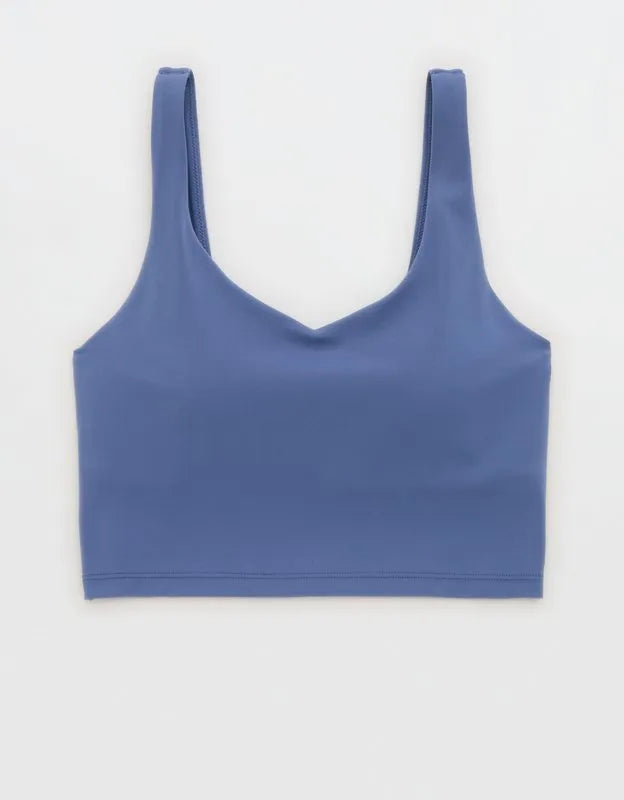 OFFLINE By Aerie Real Me Low Key Longline Sports Bra