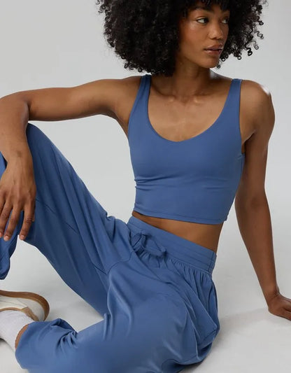 OFFLINE By Aerie Real Me Low Key Longline Sports Bra