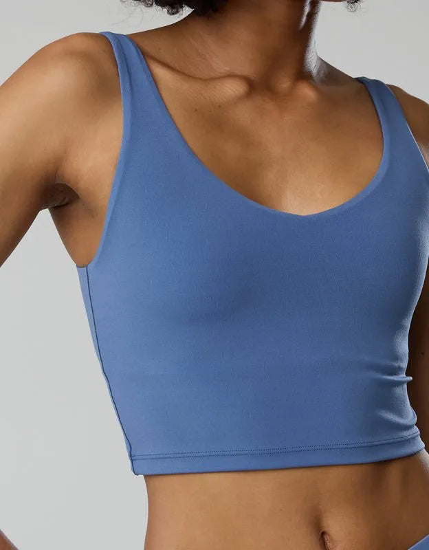 OFFLINE By Aerie Real Me Low Key Longline Sports Bra