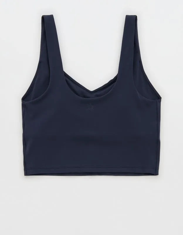 OFFLINE By Aerie Real Me Low Key Longline Sports Bra