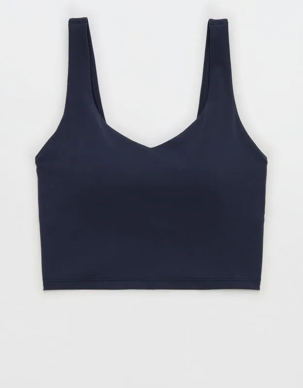 OFFLINE By Aerie Real Me Low Key Longline Sports Bra
