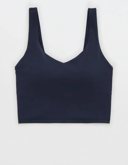 OFFLINE By Aerie Real Me Low Key Longline Sports Bra