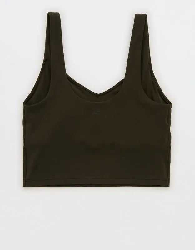 OFFLINE By Aerie Real Me Low Key Longline Sports Bra
