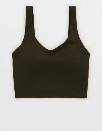 OFFLINE By Aerie Real Me Low Key Longline Sports Bra