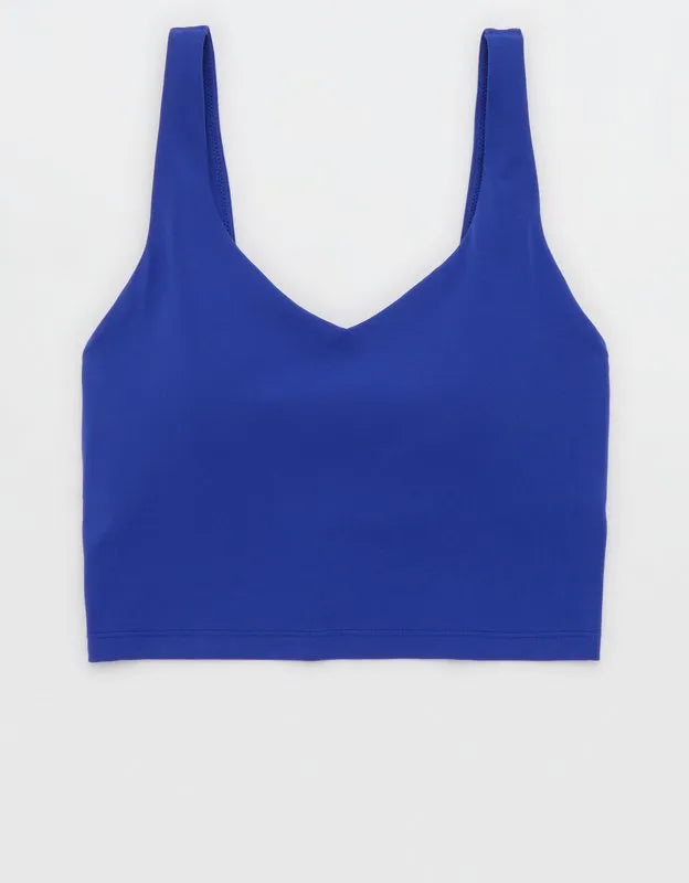 OFFLINE By Aerie Real Me Low Key Longline Sports Bra