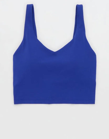 OFFLINE By Aerie Real Me Low Key Longline Sports Bra