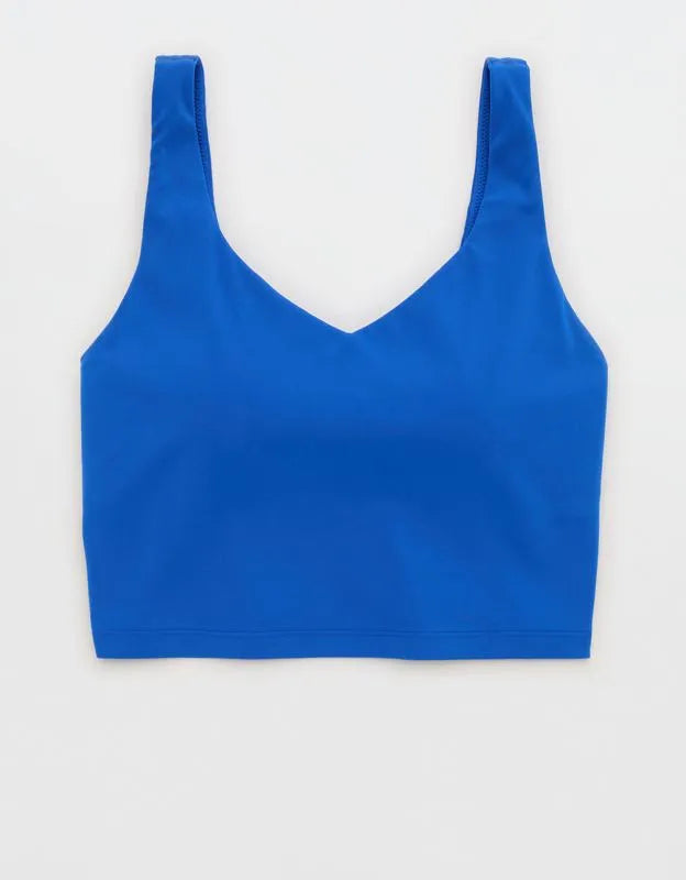 OFFLINE By Aerie Real Me Low Key Longline Sports Bra