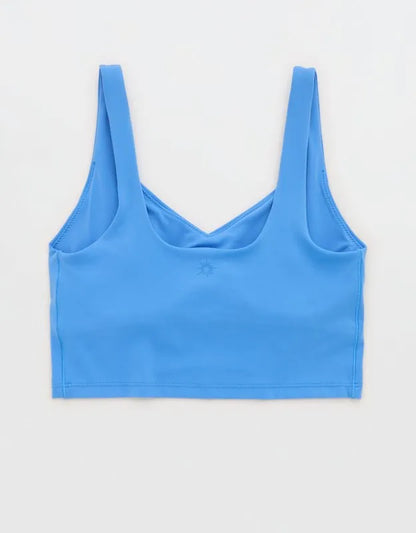 OFFLINE By Aerie Real Me Low Key Longline Sports Bra