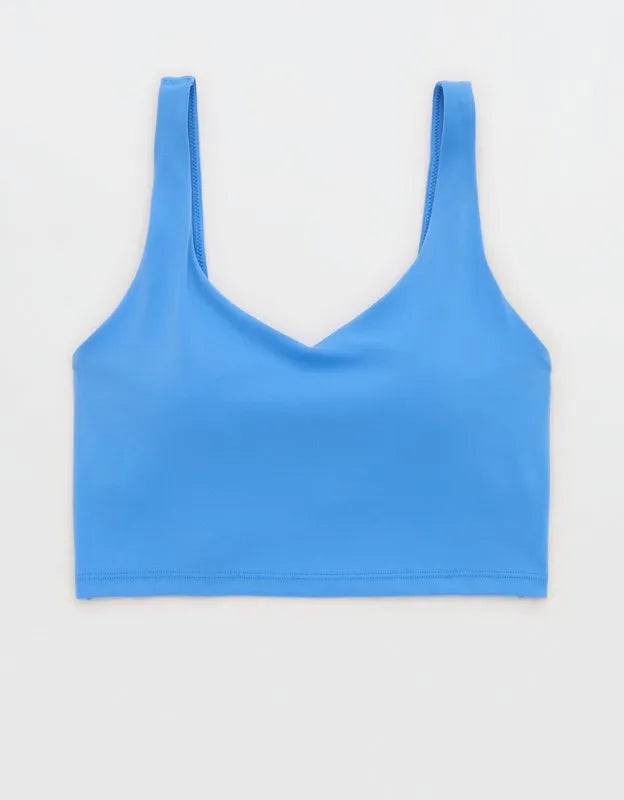 OFFLINE By Aerie Real Me Low Key Longline Sports Bra