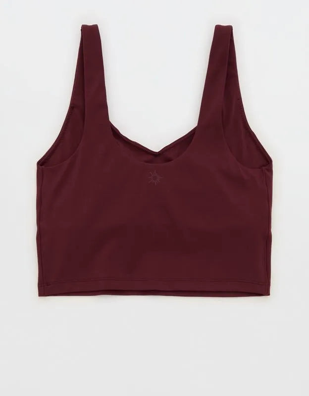 OFFLINE By Aerie Real Me Low Key Longline Sports Bra