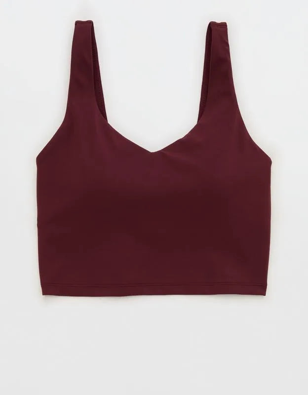 OFFLINE By Aerie Real Me Low Key Longline Sports Bra