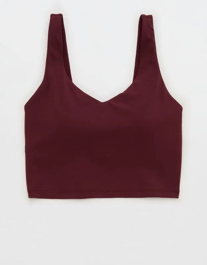 OFFLINE By Aerie Real Me Low Key Longline Sports Bra