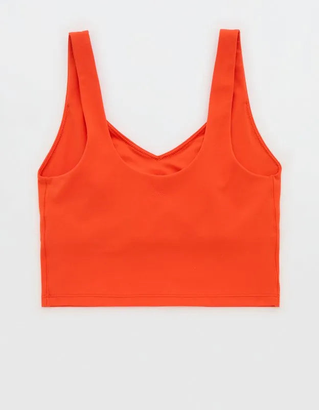 OFFLINE By Aerie Real Me Low Key Longline Sports Bra
