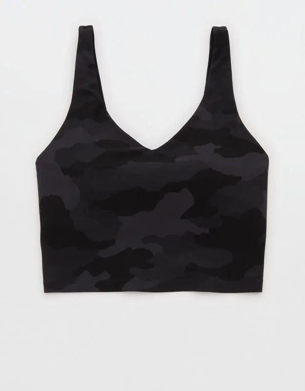 OFFLINE By Aerie Real Me Low Key Longline Sports Bra