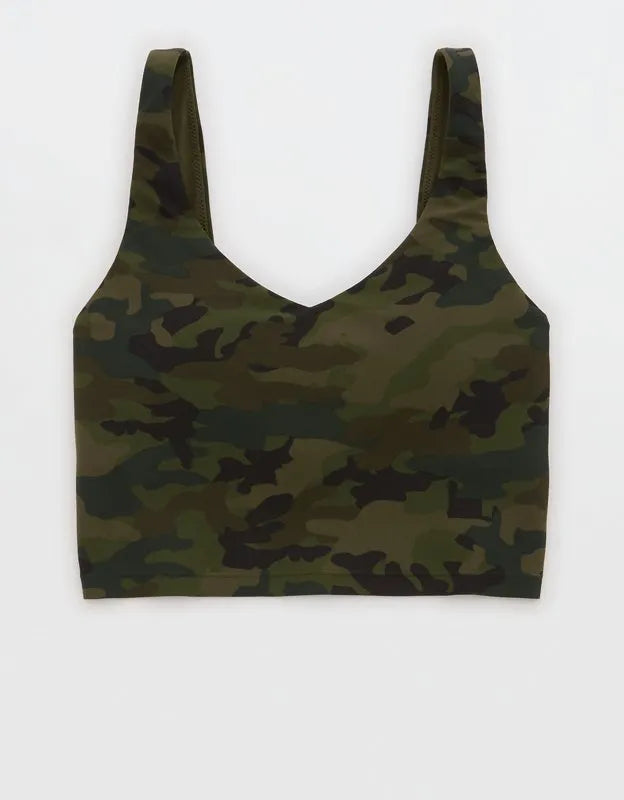 OFFLINE By Aerie Real Me Low Key Longline Sports Bra