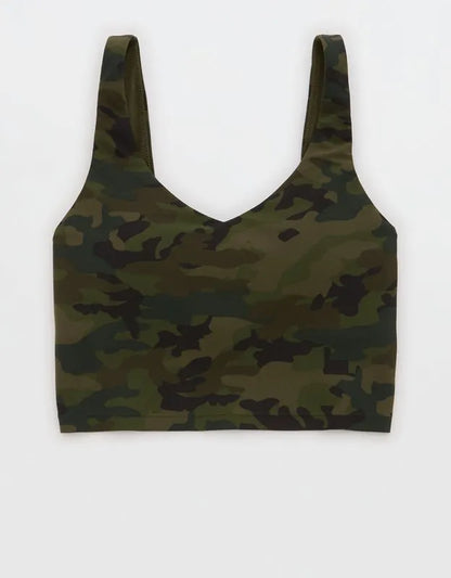 OFFLINE By Aerie Real Me Low Key Longline Sports Bra