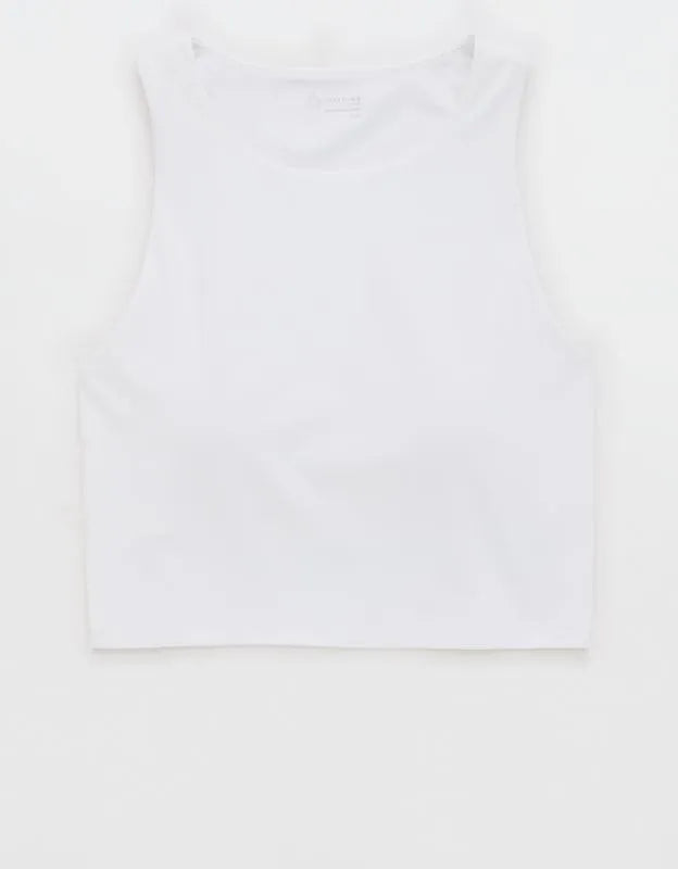OFFLINE By Aerie Real Me XTRA High Neck Longline Sports Bra