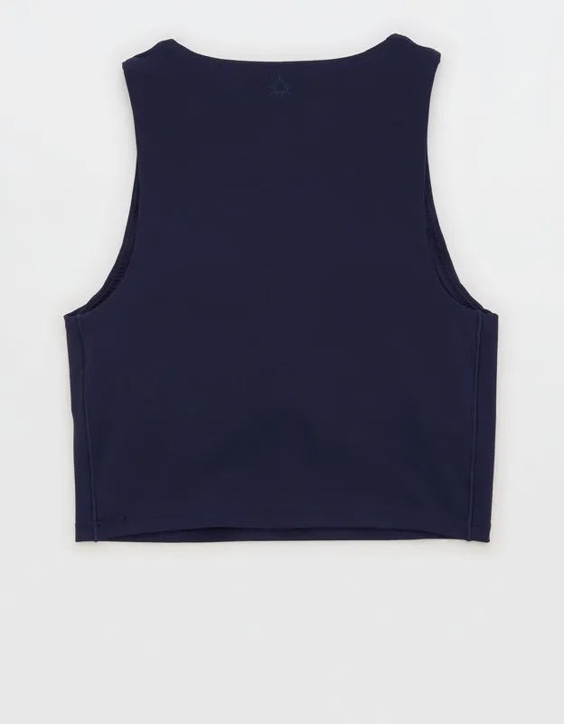 OFFLINE By Aerie Real Me XTRA High Neck Longline Sports Bra