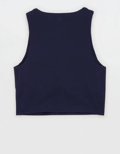 OFFLINE By Aerie Real Me XTRA High Neck Longline Sports Bra