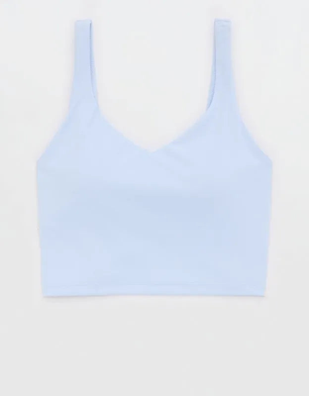 OFFLINE By Aerie Real Me Low Key Longline Sports Bra