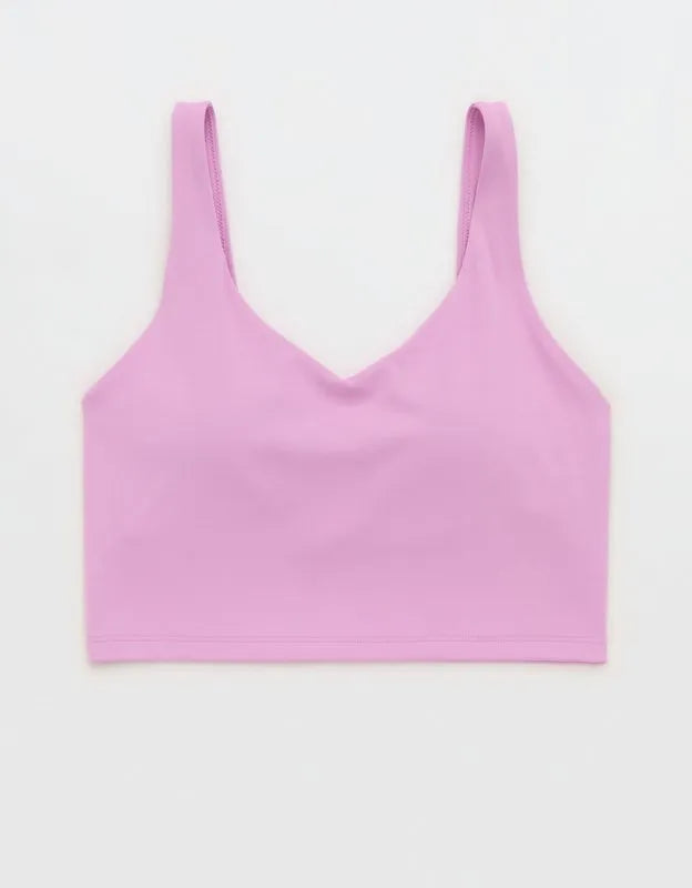 OFFLINE By Aerie Real Me Low Key Longline Sports Bra